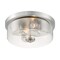 Nuvo Fixture, Flush, 2-Light, Incandescent, 60W, 120V, A19, Medium Base, Length: 12.88 60/7168 - alternate 1